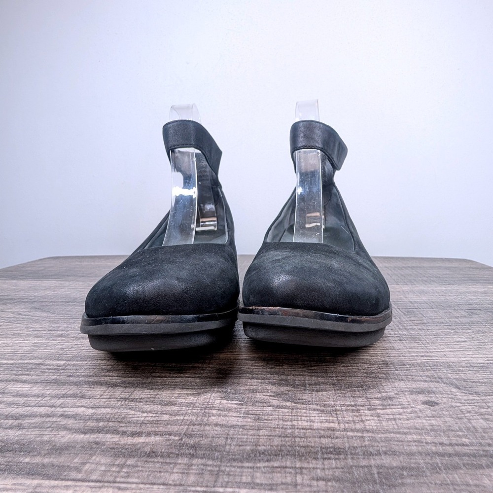Dansko Black Mary Jane Flats with Ankle Strap - Picture 4 of 7